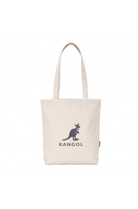  Kangol Flocking Simbol Canvas Eco Bag- Ivory 0041